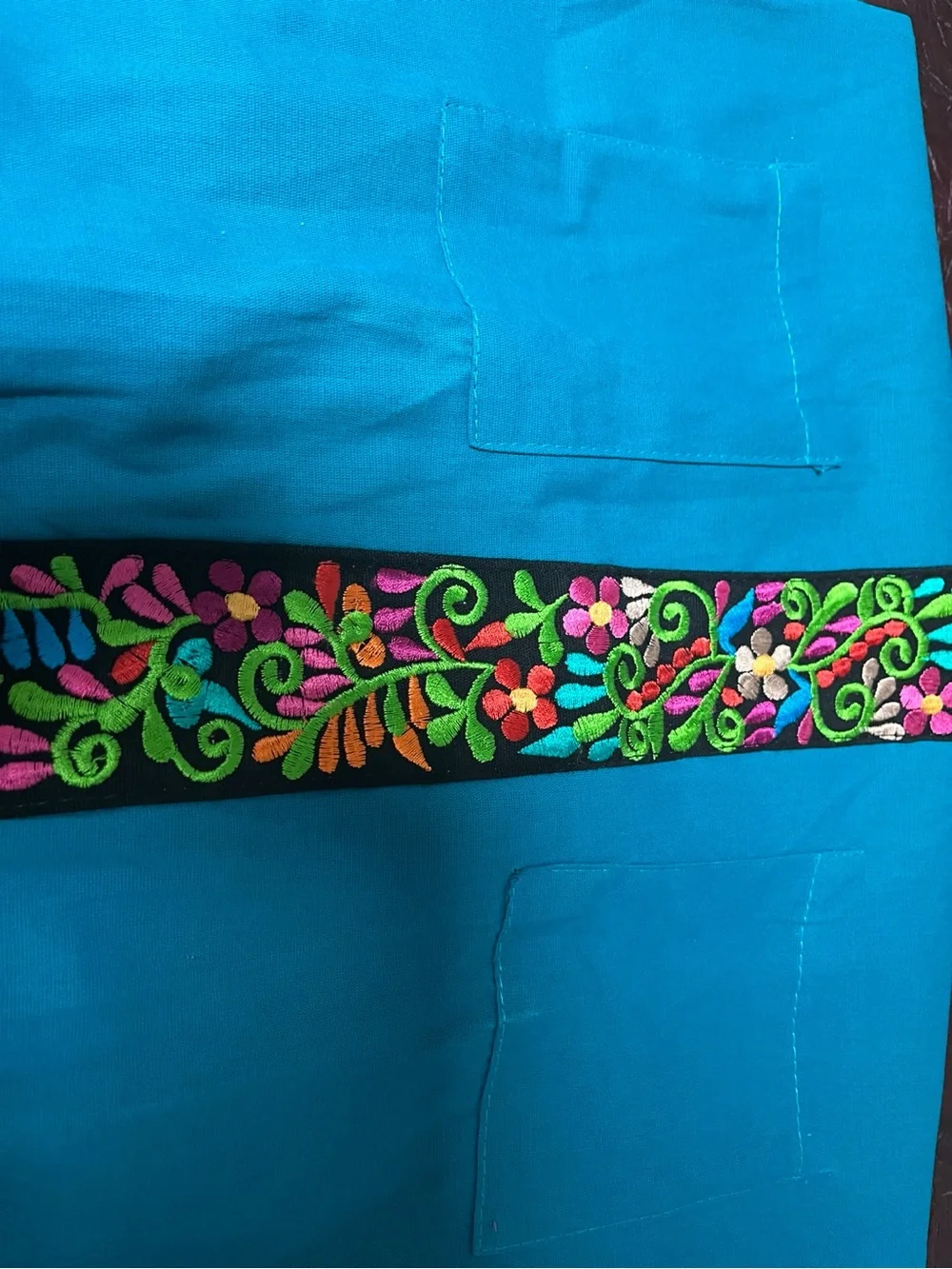 Handmade vibrant red